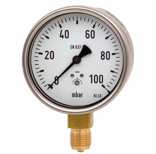 KPCh 100-1 -100 mbar G1/2" Тягомер УТ000013757
