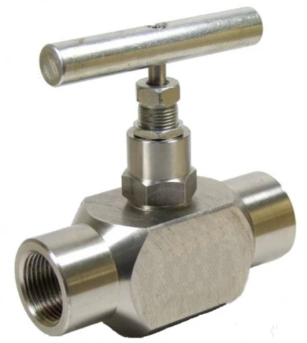 15нж67бк Клапан игольчатый, 12Х18Н10Т, М20х1,5(В)/G1/2"(В) под манометр М20х1,5 УТ000019031