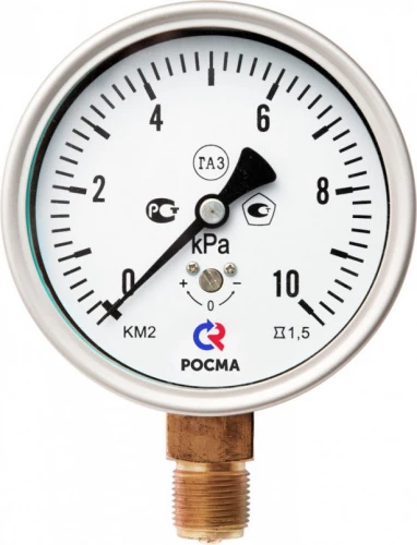 КМ-22Р +40 kPа.G1/2".1,5 Напоромер УТ000000947