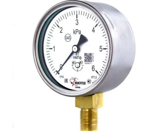 НМПф 2,5кПа.М12х1,5 кл.2,5 Напоромер, корпус Ф63мм, IP40 УТ000019634