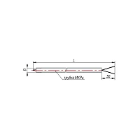 ДТПК(ХА)021-0,7-5,0м (-40...+1100)°С L=5,0м d=0,7мм бусы УТ000004985