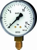 111.10.100 6 bar кл.2,5 G1/2" Корпус пластик УТ000003877